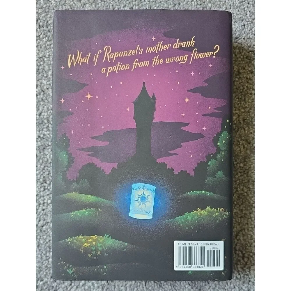 Disney What Once Was Mine Hardcover - Purple and Gold Illustrated Cover